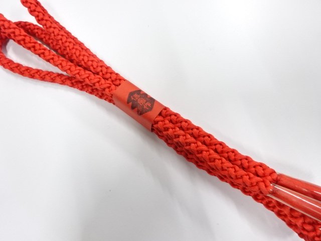 未使用品　正絹　手組帯締め